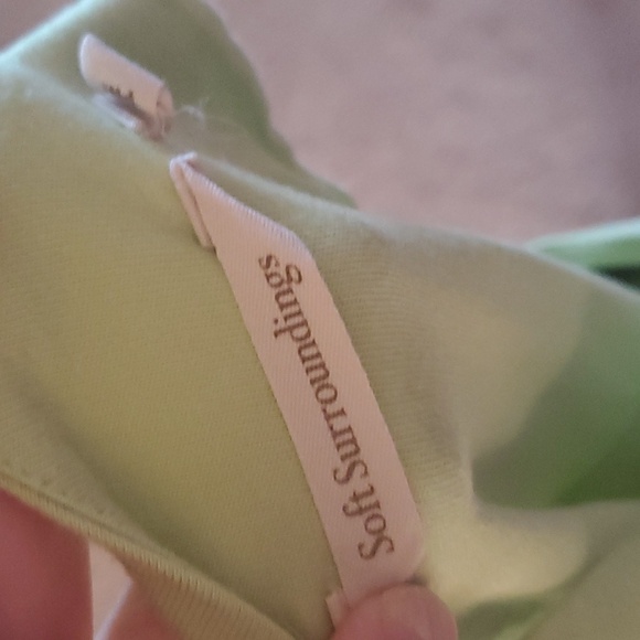 SOFT SURROUNDINGS m - Duvall Sleeveless Midi Margarita Green cut-outs - Picture 7 of 10